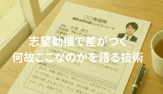 志望動機で差がつく!『なぜここでなければならないのか』を語る技術