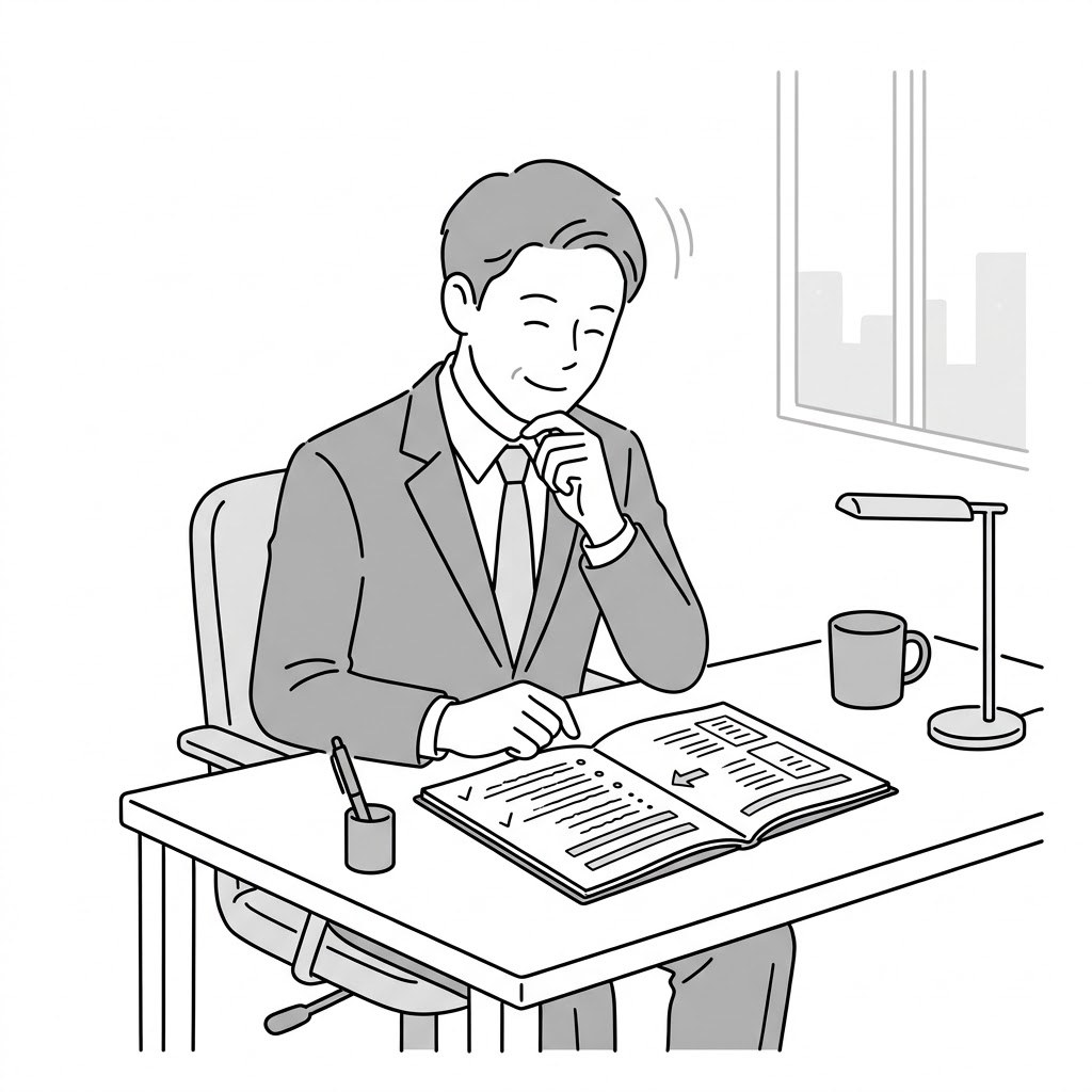 修正前と修正後の文章を見比べて納得する社会人